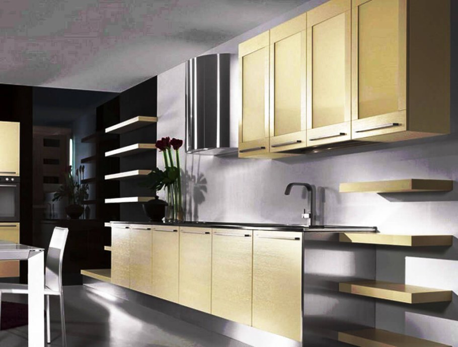 Акриловые шкафчики для кухни