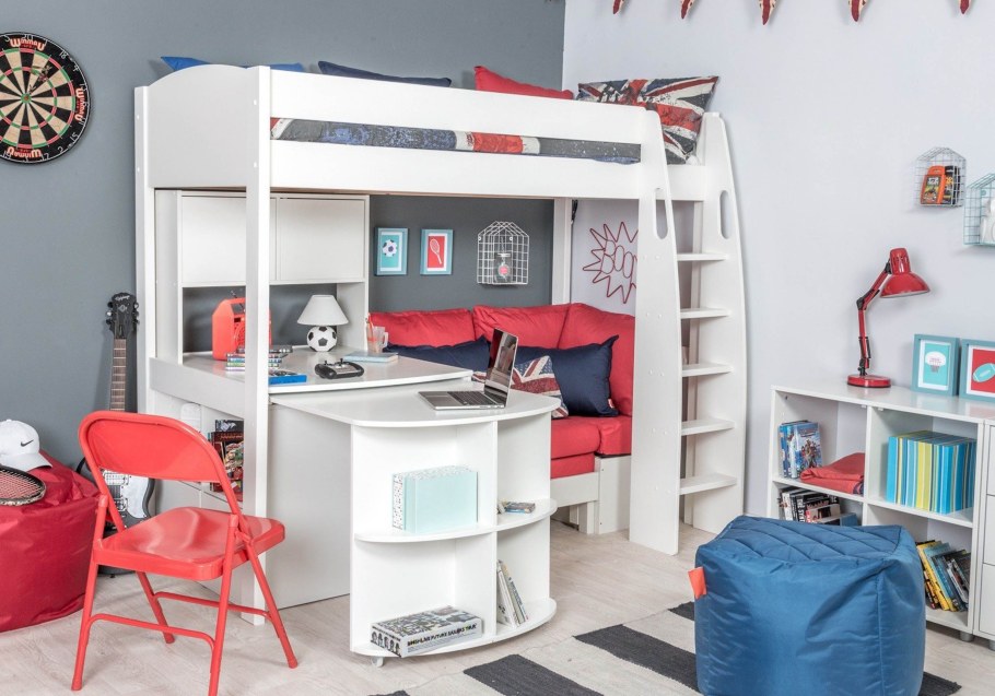 Кровать-чердак "uno 5 Nero"