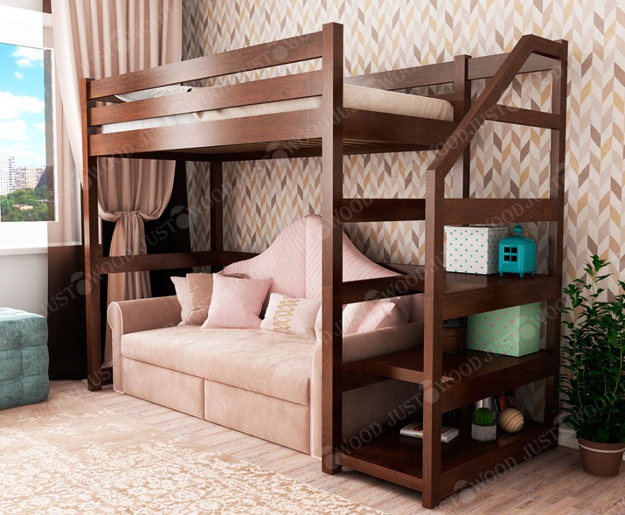 Двухъярусная кровать Брауни