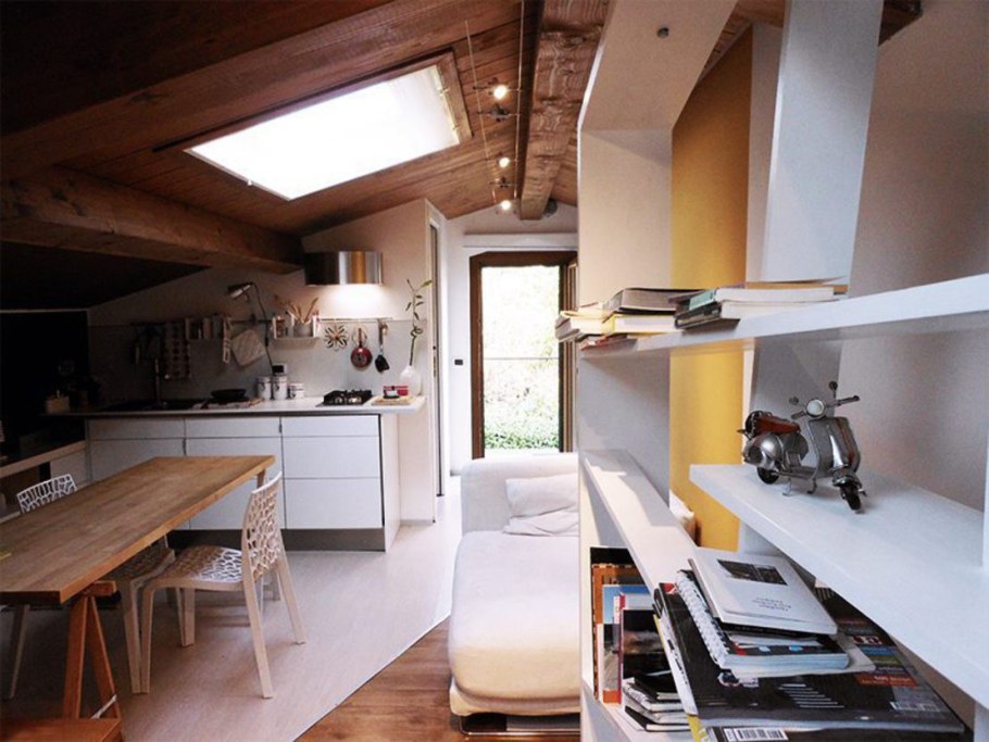 Маленькие квартиры с мансардой