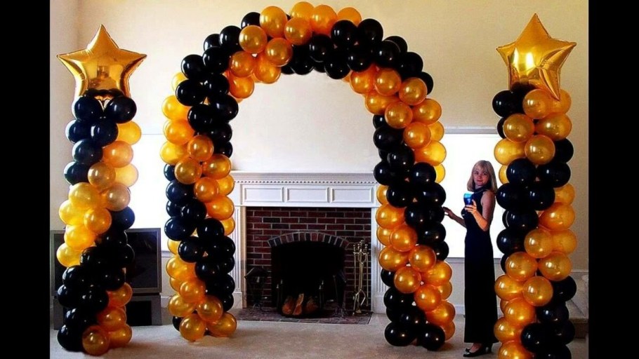 Арка из воздушных шаров на 9 мая