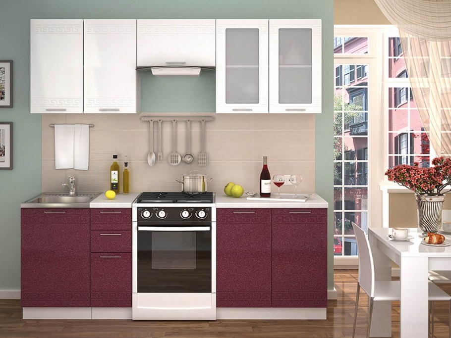 Кухонный гарнитур Греция Сурская мебель