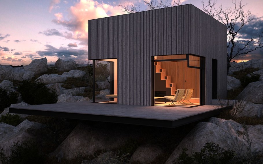 Мини дома в стиле минимализма