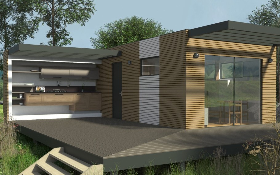 Модульный дом в стиле Модерн