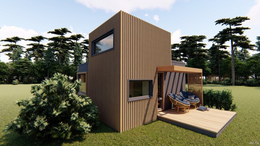 Модуль жилой 6х3 минидом