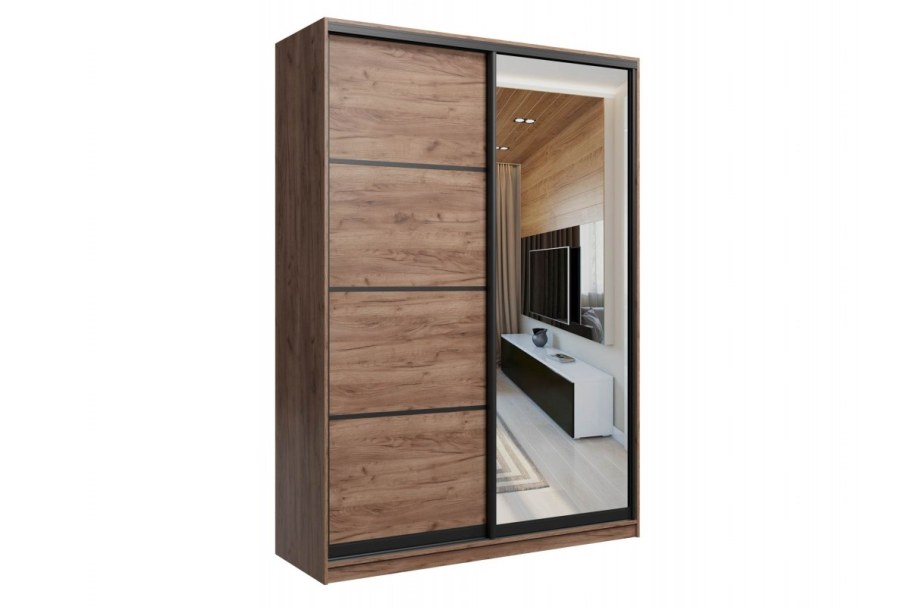 Шкаф-купе 2-х дверный лофт 160