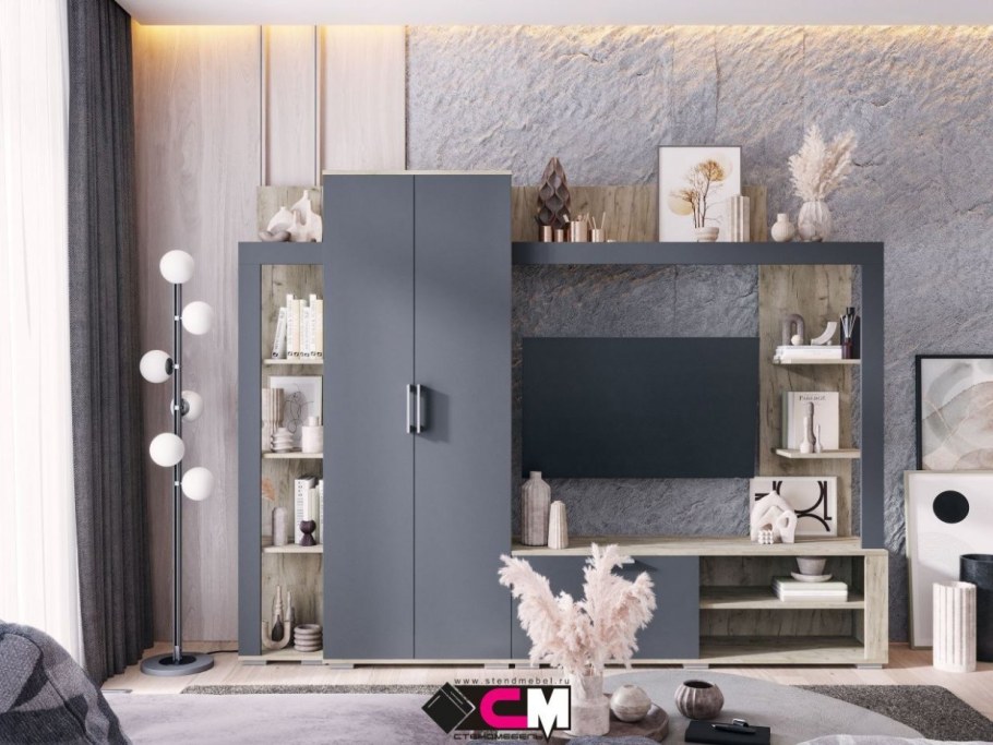 Гостиная Невада дуб крафт