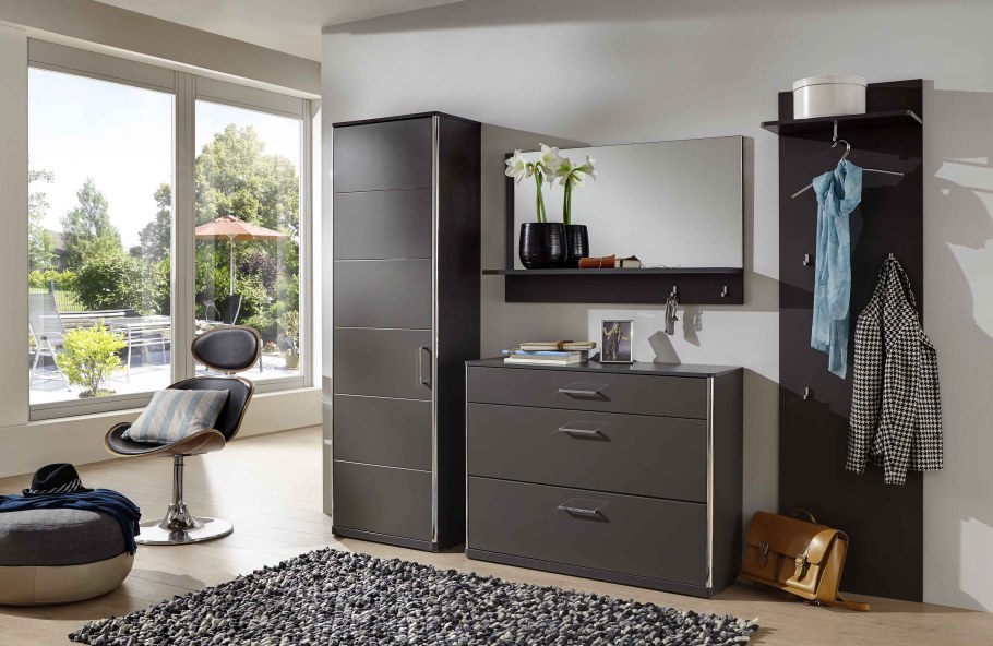 Прихожая графитового цвета