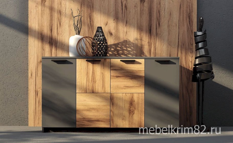 Дуб крафт золотой графит