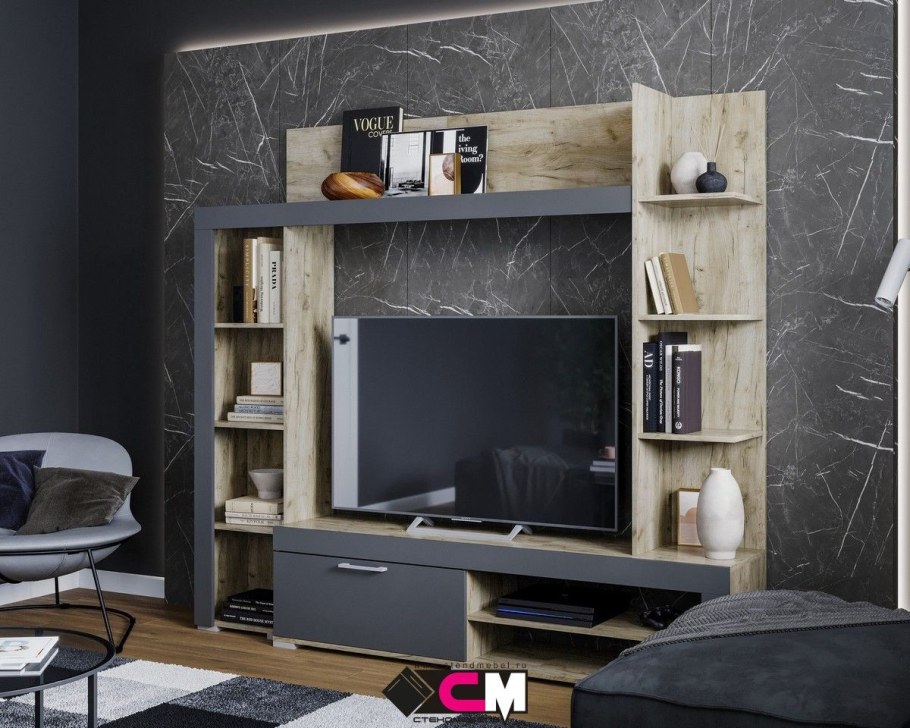 Гостиная Васанта (крафт серый/графит)