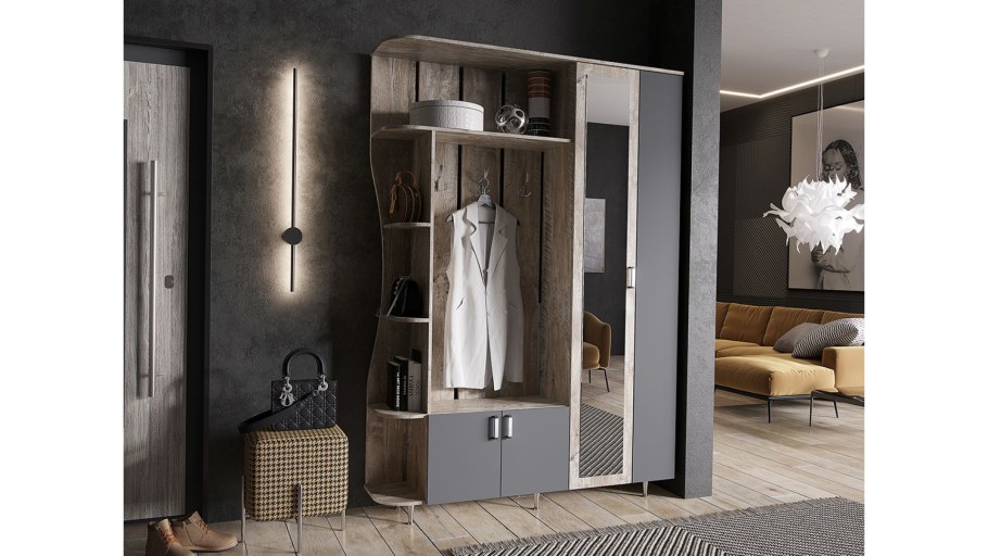 Прихожая Лика №1 1,5 сонома (миф)