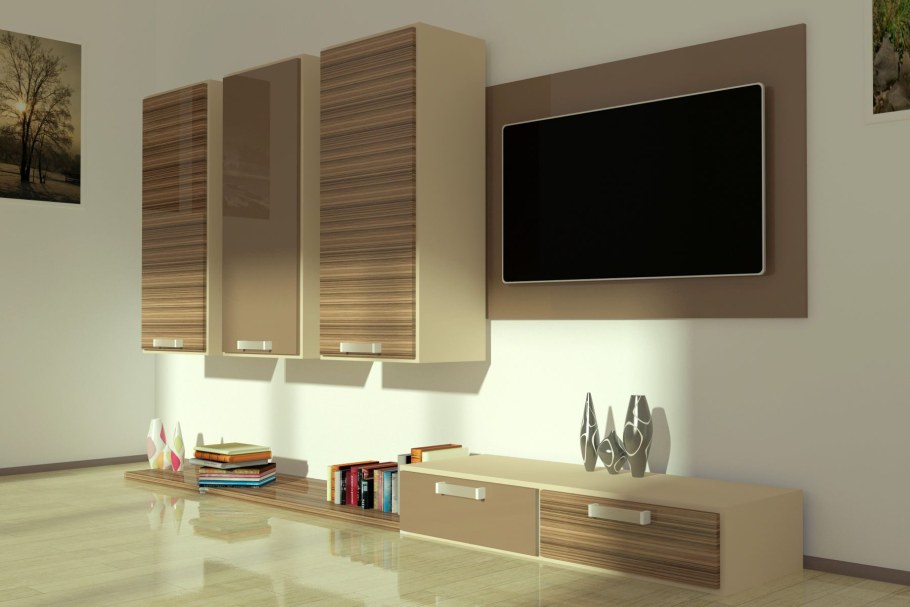 Стенка модульная зебрано Сорренто