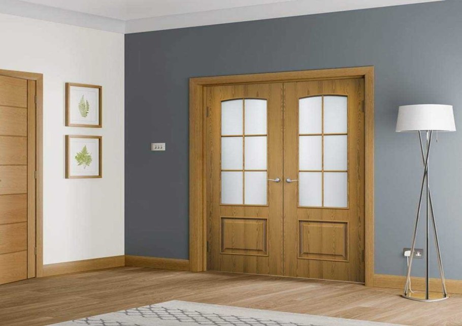 Двери межкомнатные двустворчатые в проем 900мм