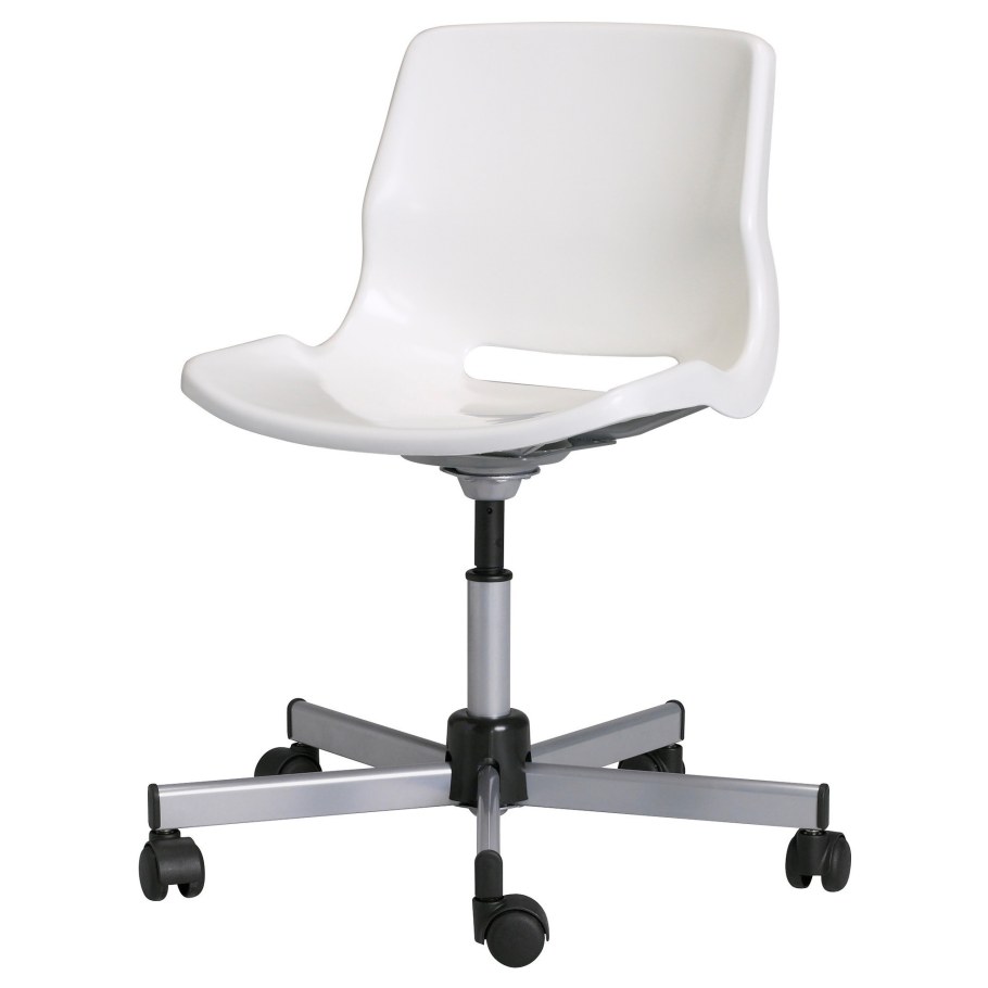 Стул компьютерный икеа белый