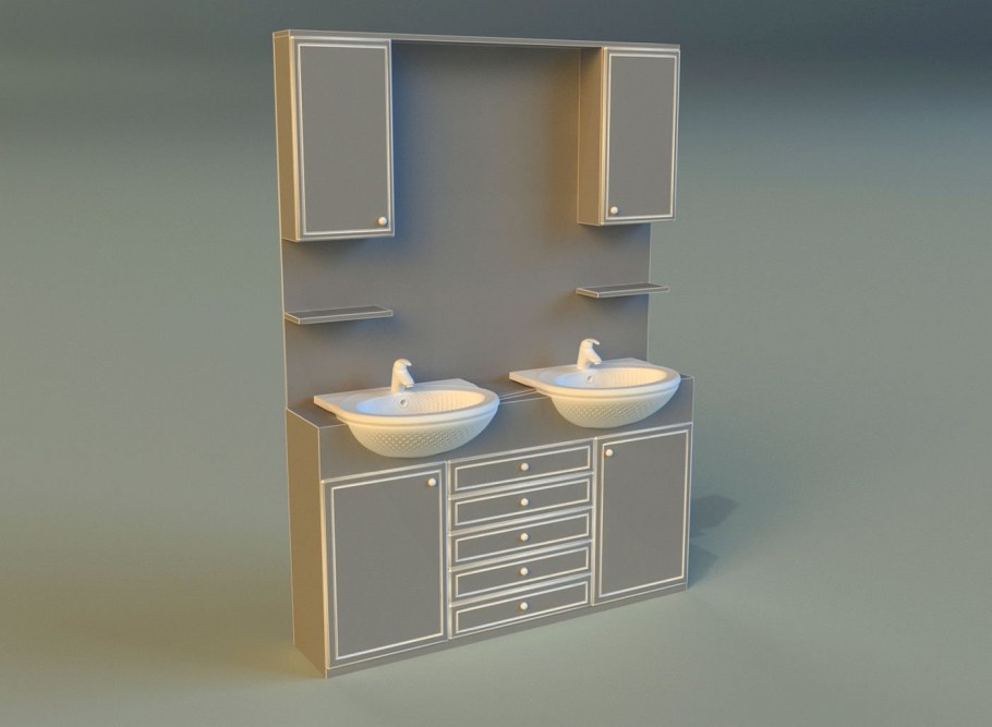 Магнолия 65 тумба с раковиной