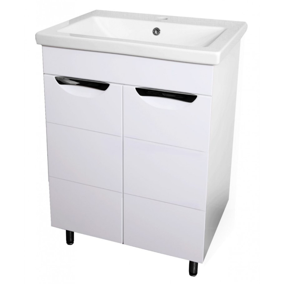 Тумба Монако Аура Техно 60 с умывальником Cersanit como 60