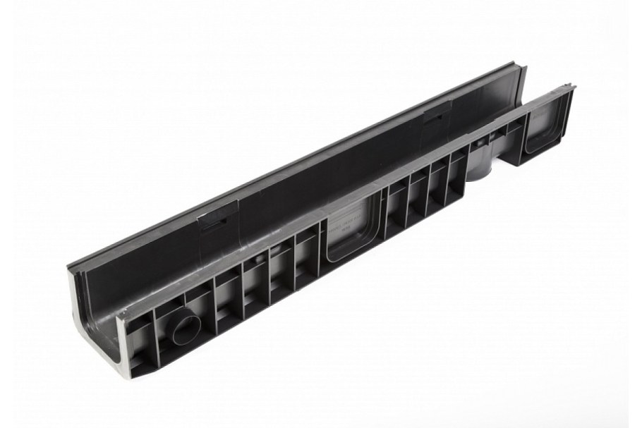 Лоток водоотводный пластиковый ЛВП Norma dn100 h150