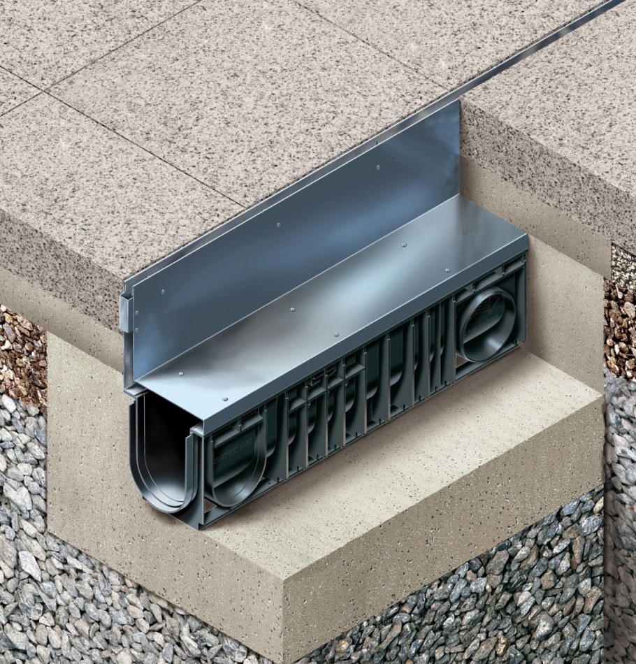 Лоток водосборный нержавейка