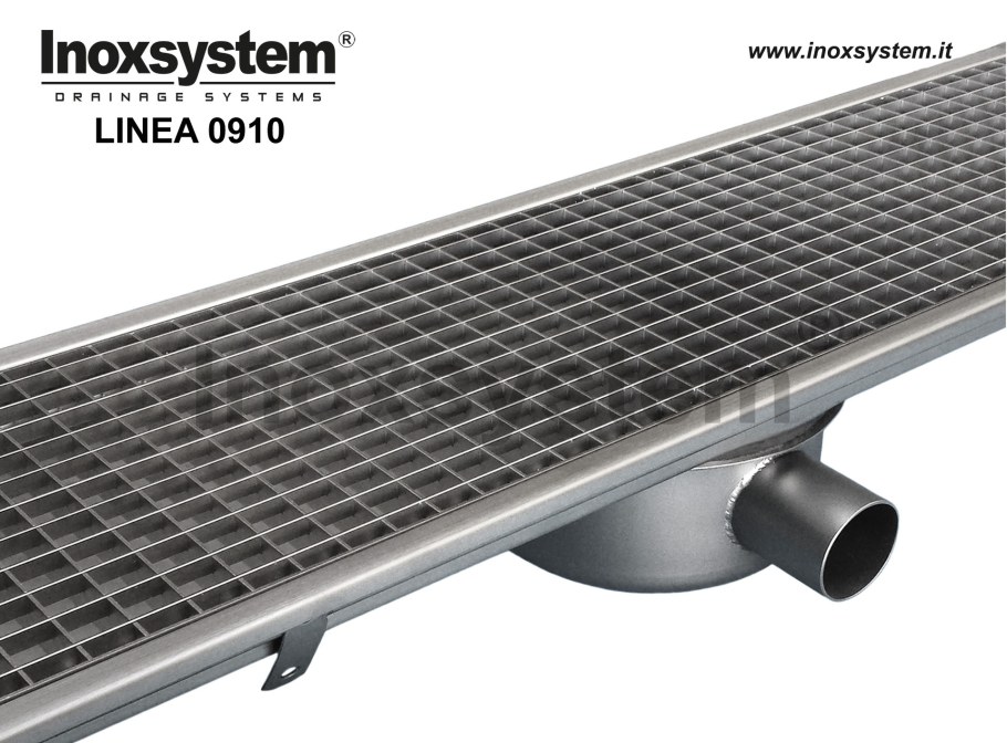 Трап линейный нерж.сталь 400х75 00041 Санакс