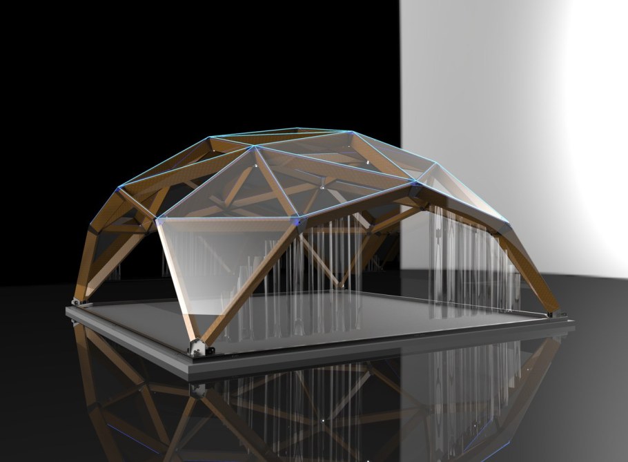 Беседка сфера геокупол