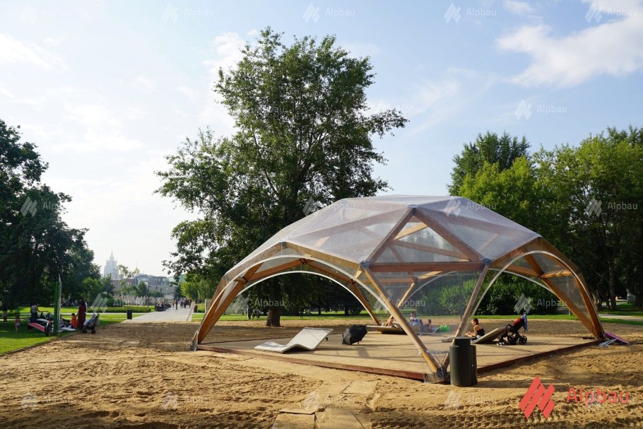 Парк Музеон купол Alpbau