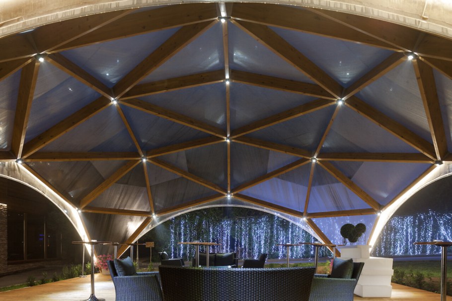 Беседка сфера геокупол