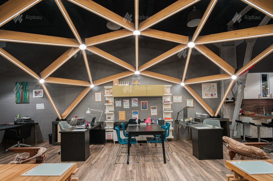 Деревянный шатер Alpbau