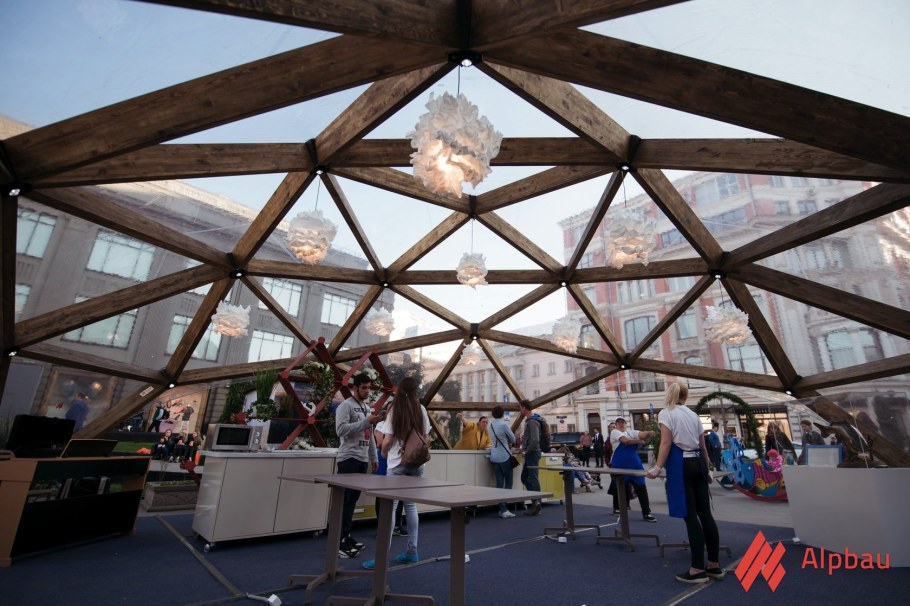 Шатер Квадросфера ОКТО-купол