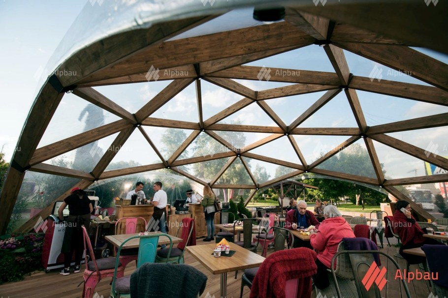 Деревянный шатер Alpbau