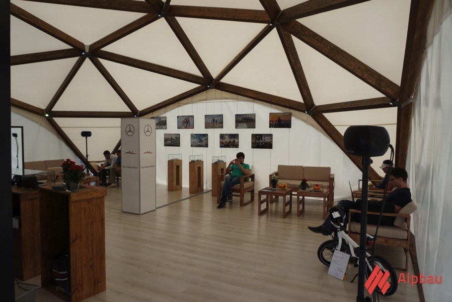 Альпбау шатры