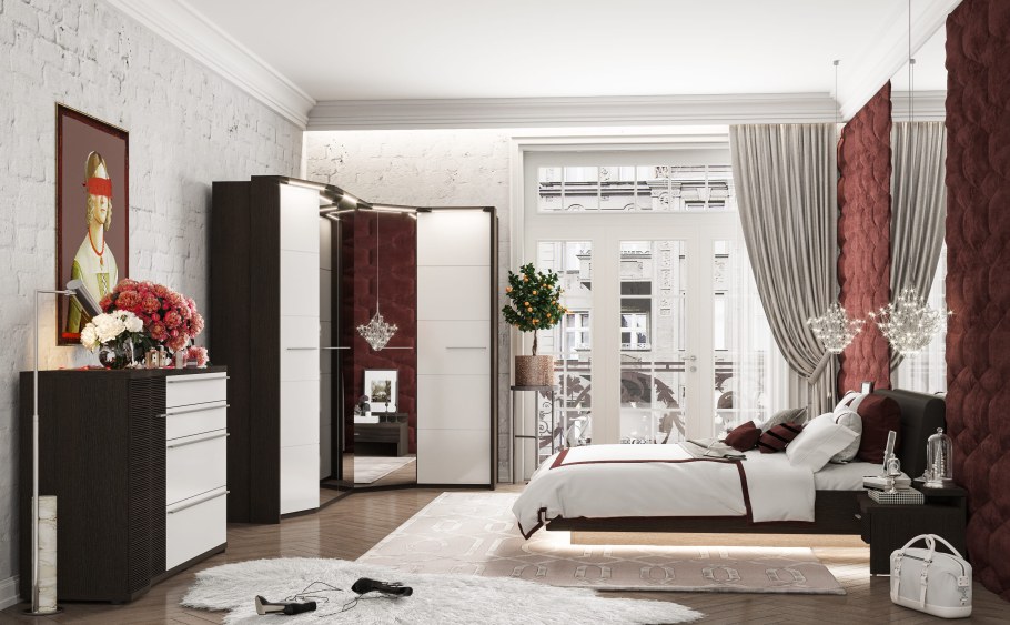 Комод Элеонора Lazurit белый