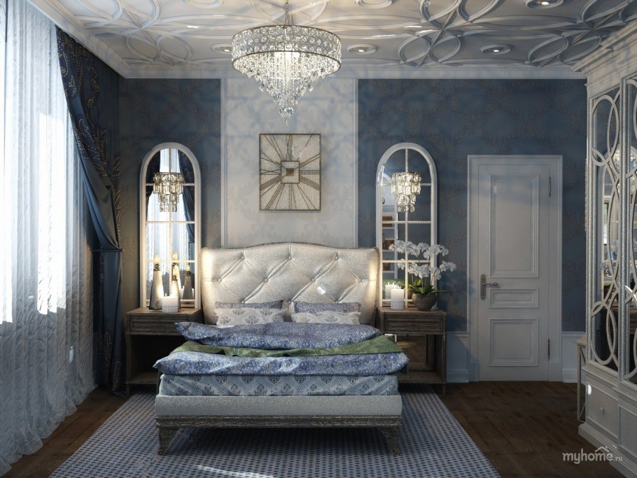 Синяя спальня Неоклассика