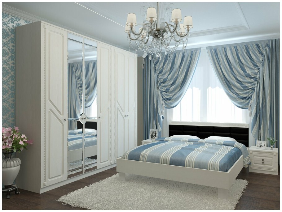 Спальня «Азалия» бодега белый Аквилон