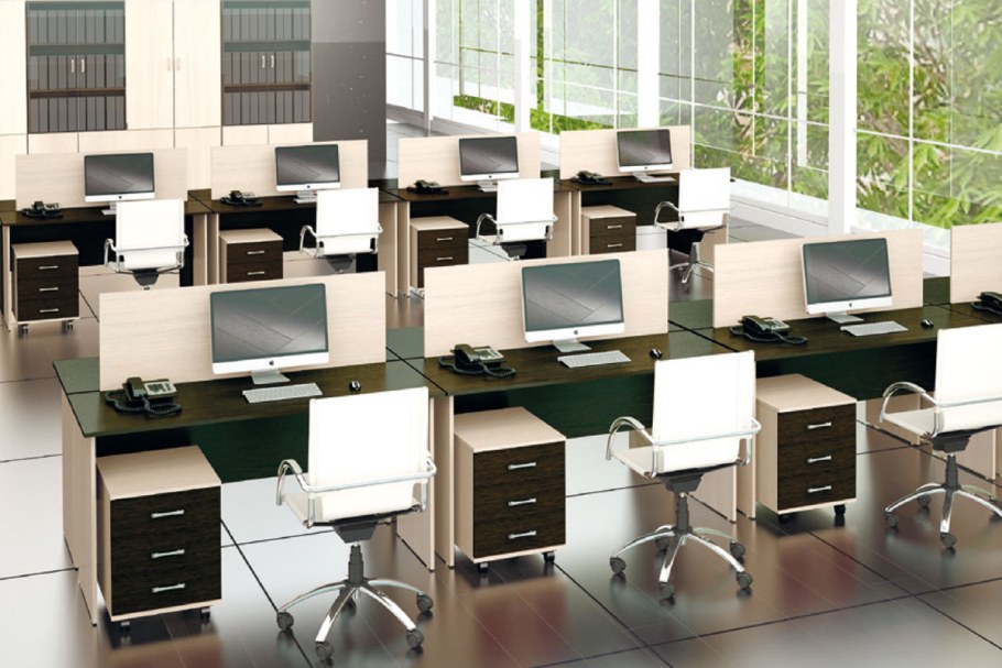 Мебель для опенспейс офис комплект