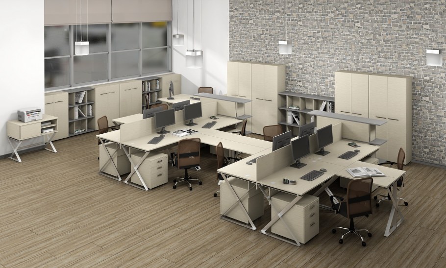 Офисная мебель в стиле лофт