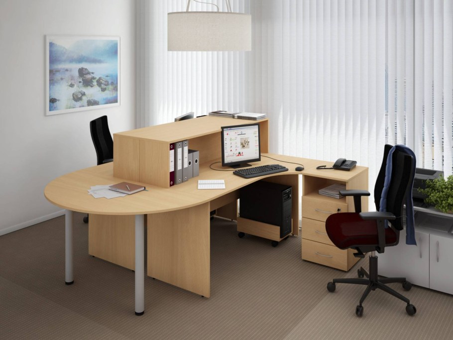 Двойной стол для офиса