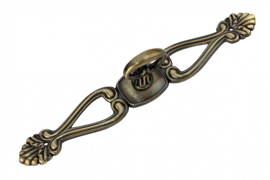 Ручка-кнопка rc026ab.3, старинная латунь