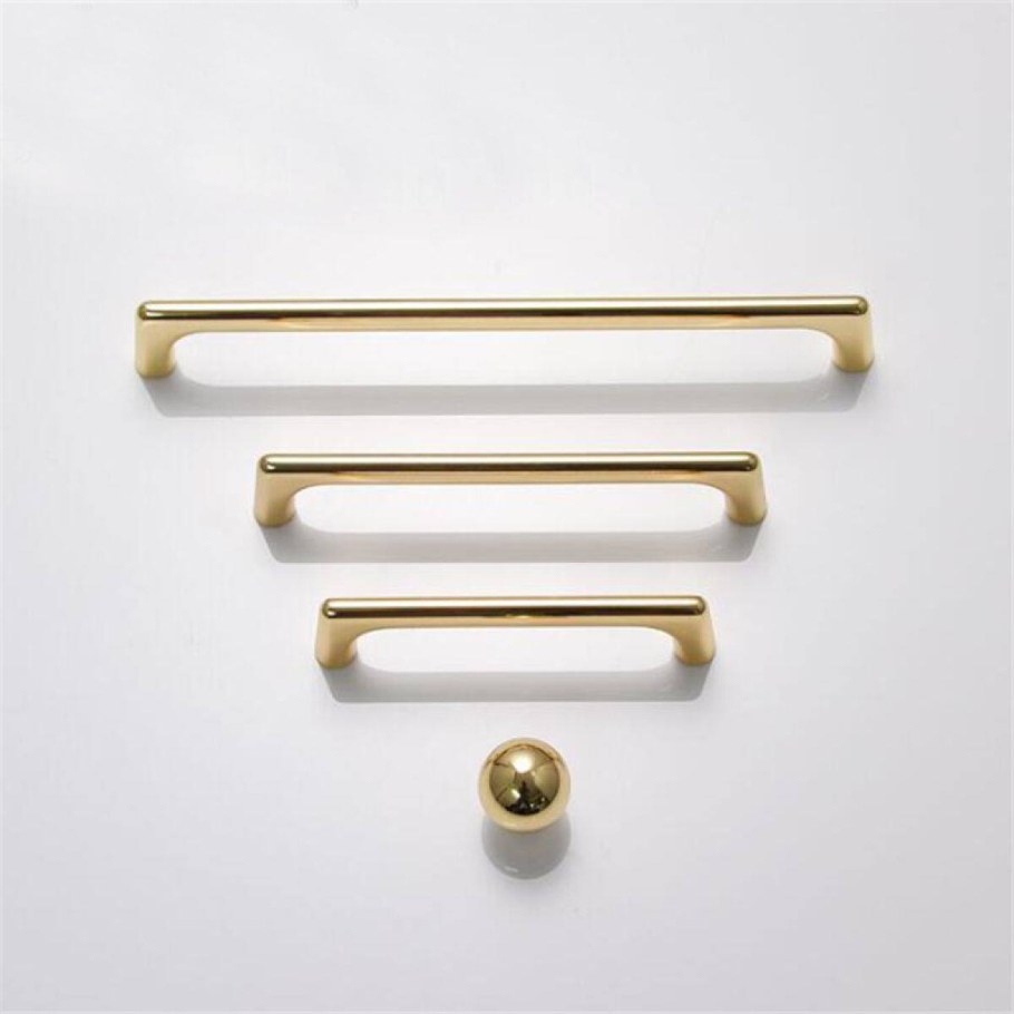 Ручки кухонные золото