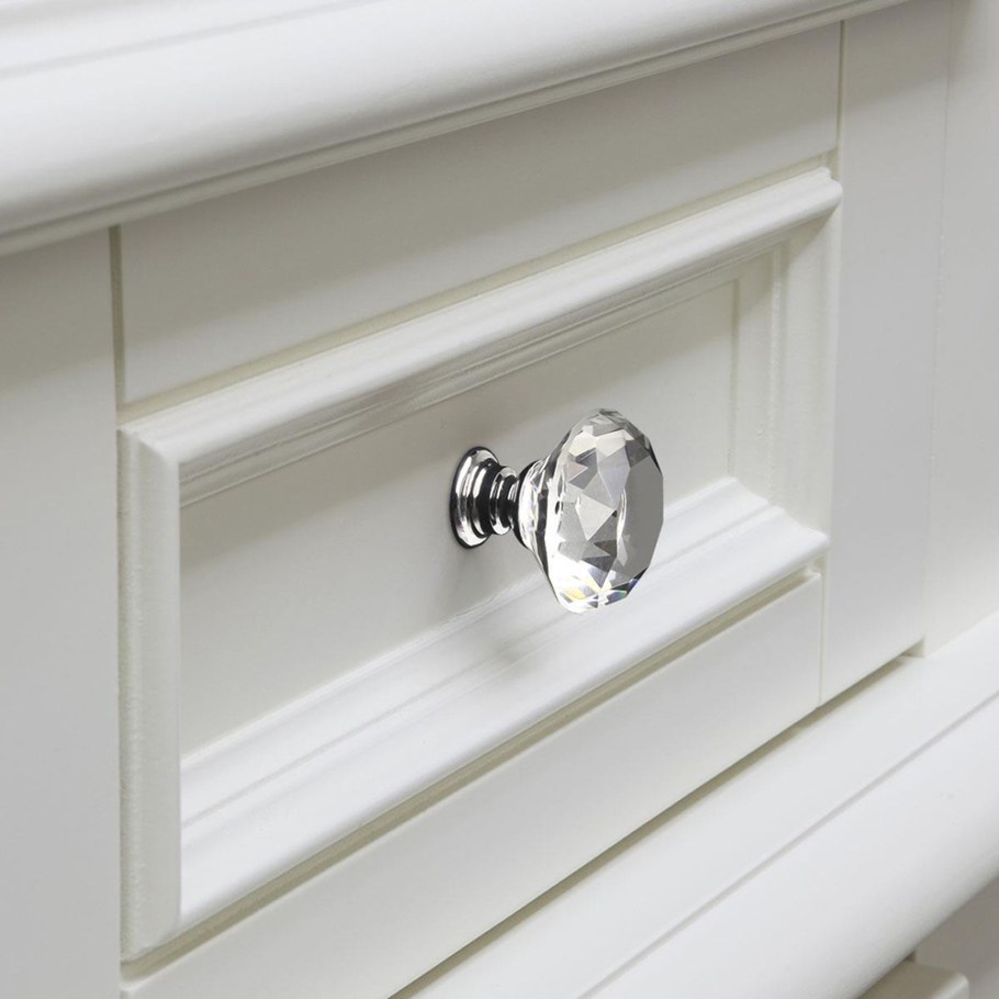 Стеклянные ручки для мебели