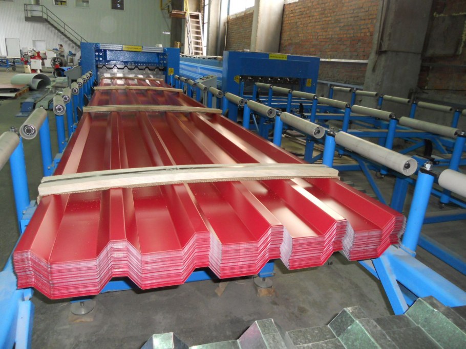 Профнастил на поддоне