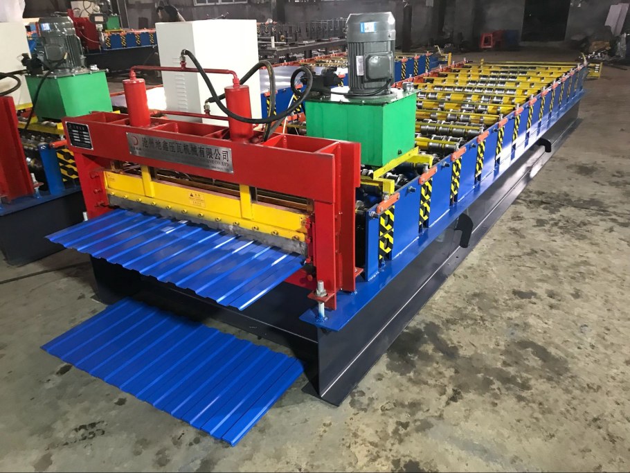 Станок по прокатке профнастила