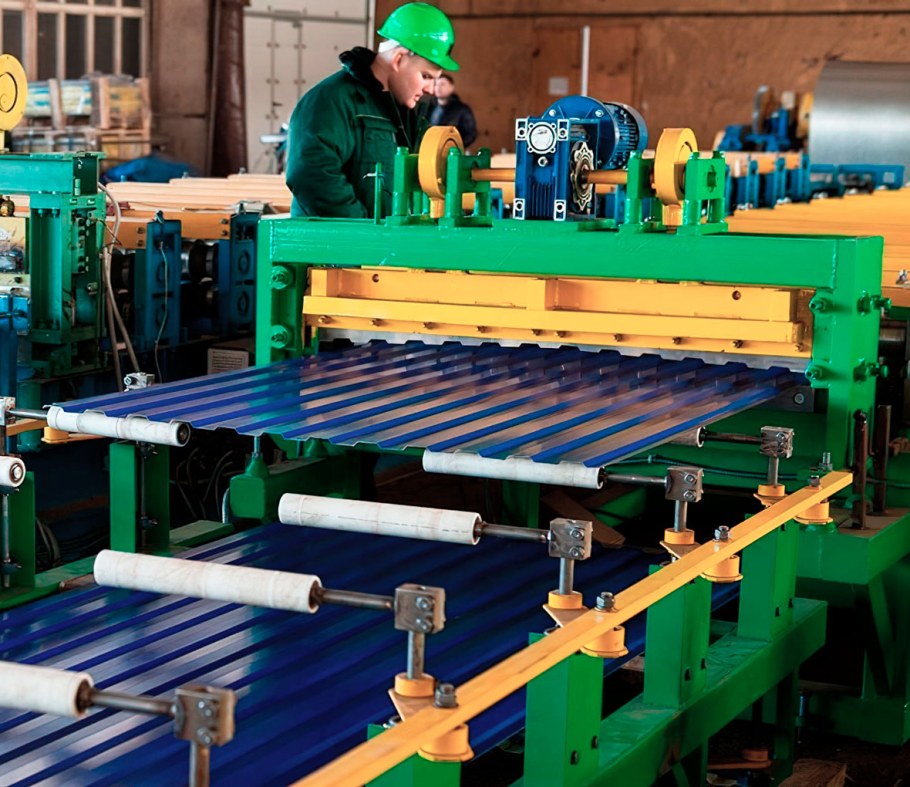 Цех по производству профнастила