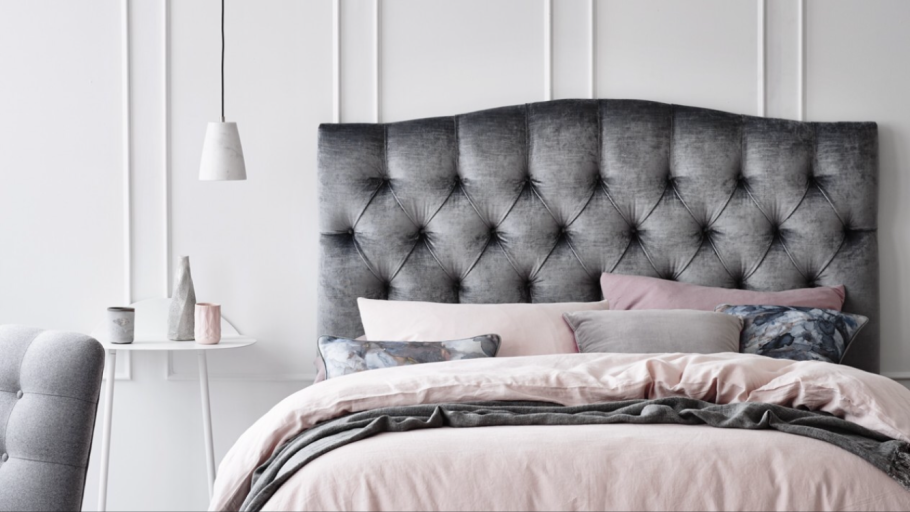 Изголовье кровати велюр