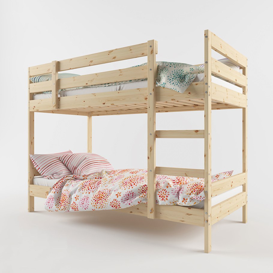 Двухъярусная кровать mydal икеа