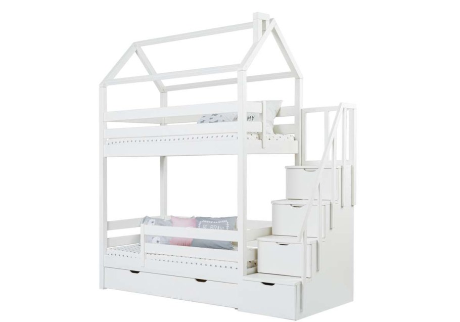 Детская 2-ярусная кровать домик Бильбао СЛК
