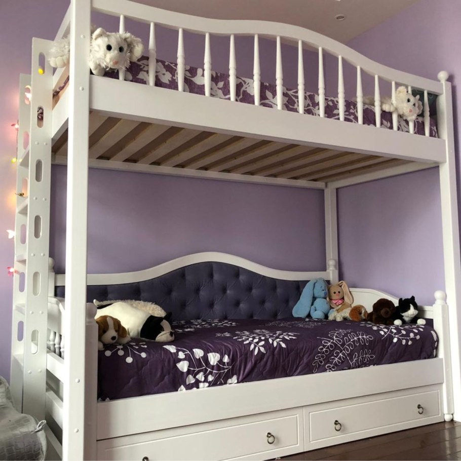 Кроватка двухъярусная детская