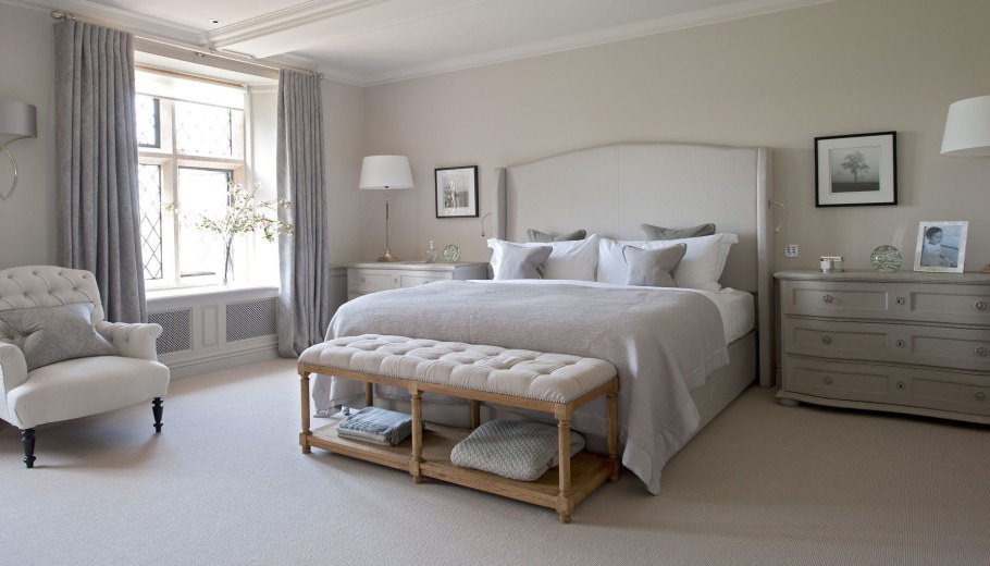 Американский интерьер спальни