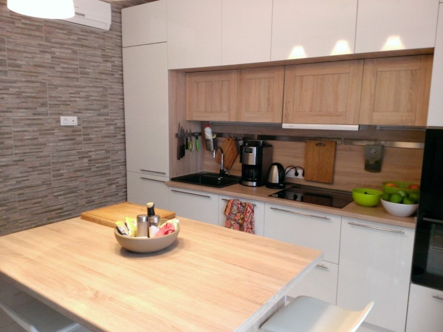 Кухня трио Шервуд дуб