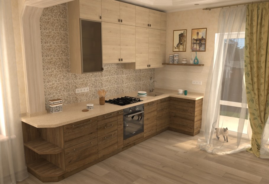 Кухни из материала Эггер