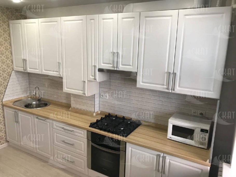 Кухня с фрезеровкой Квадро